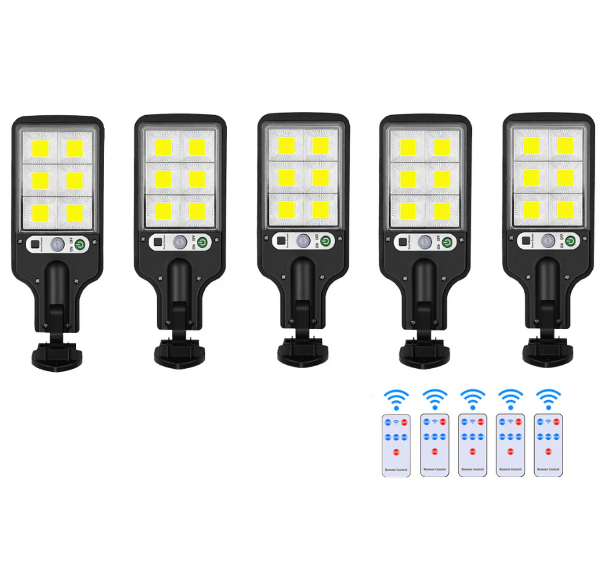 Solarna lampa LED z czujnikiem ruchu – zewnętrzny reflektor ogrodowy do ogrodu, podjazdu i tarasu