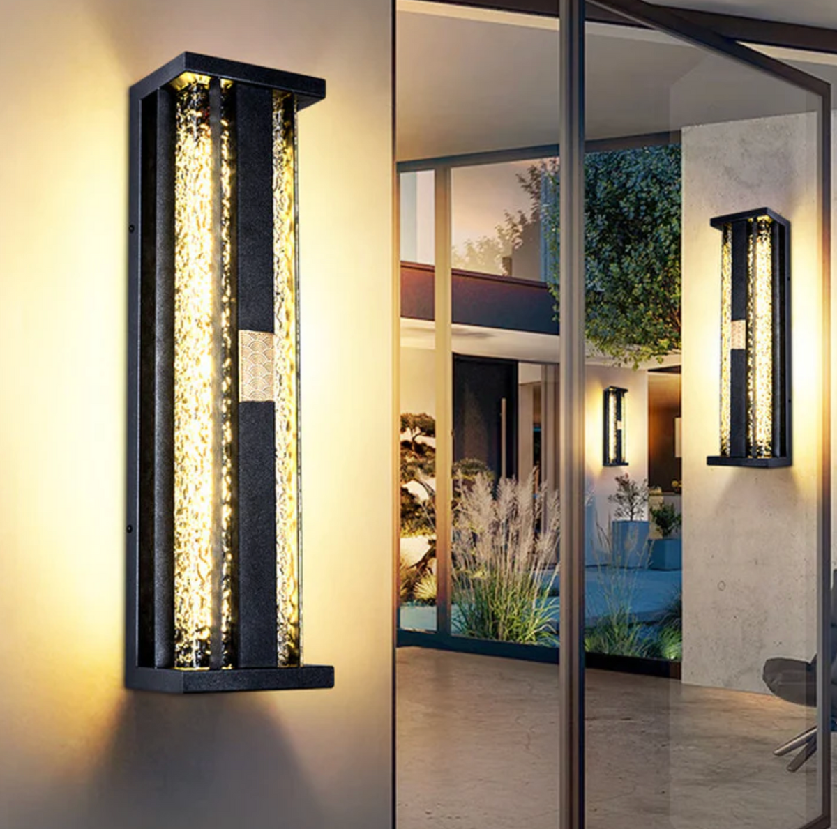 Lampa ścienna LED – zewnętrzna kinkietowa lampa elewacyjna do ogrodu, tarasu i wejścia