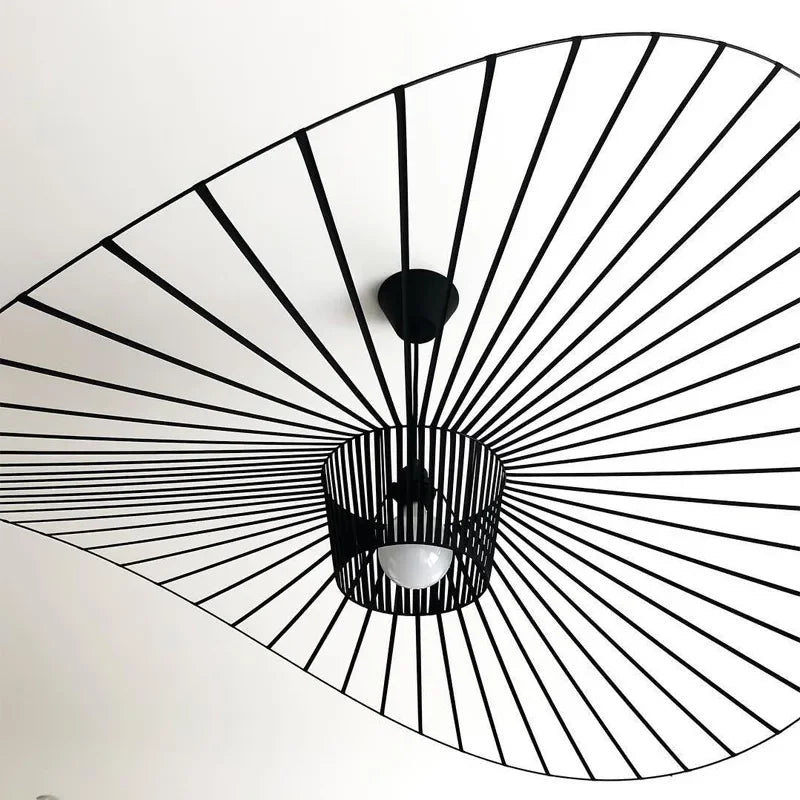Nowoczesna lampa wisząca żyrandol – rzeźbiarska forma w spiralnym kształcie