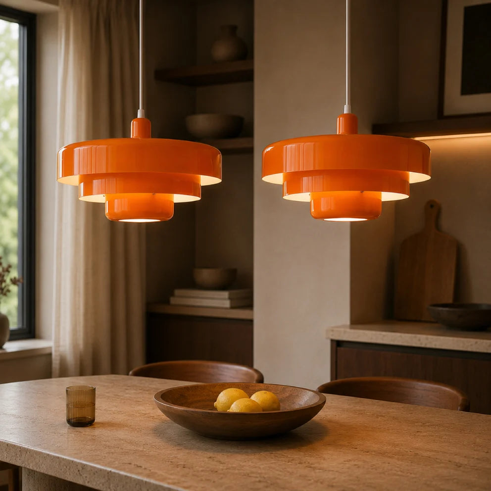 Designerska lampa wisząca LED o nowoczesnym geometrycznym kształcie