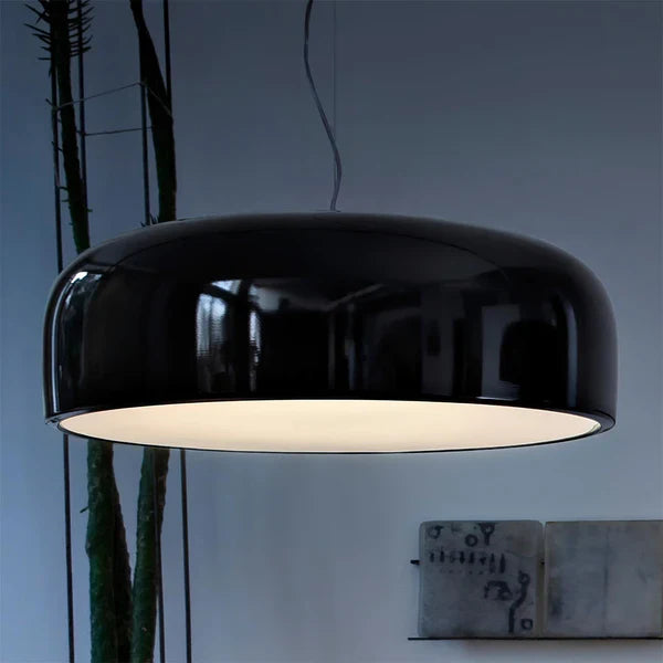 Nowoczesna Lampa Wisząca LED w Kształcie Dysku