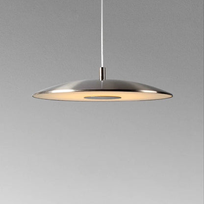 Smukła metalowa lampa wisząca LED – Nowoczesna lampa sufitowa w kształcie talerza