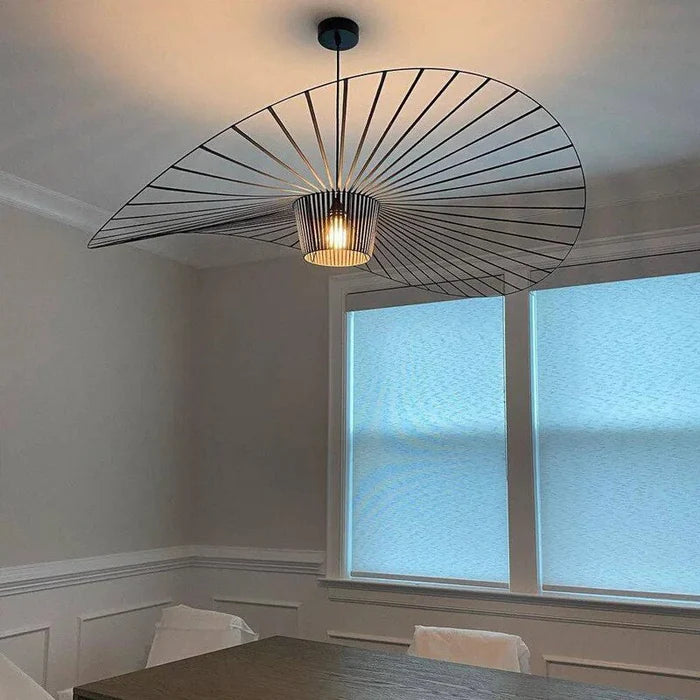 Nowoczesna lampa wisząca żyrandol – rzeźbiarska forma w spiralnym kształcie