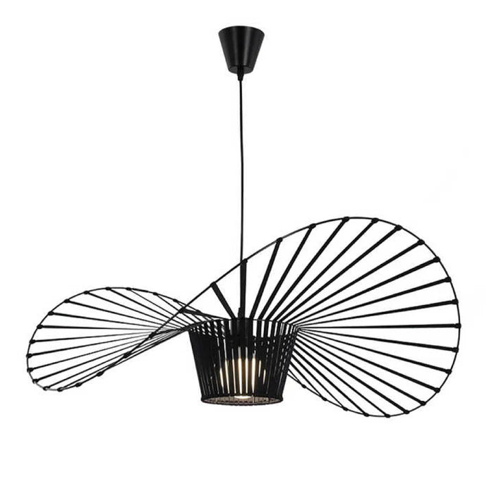 Nowoczesna lampa wisząca żyrandol – rzeźbiarska forma w spiralnym kształcie