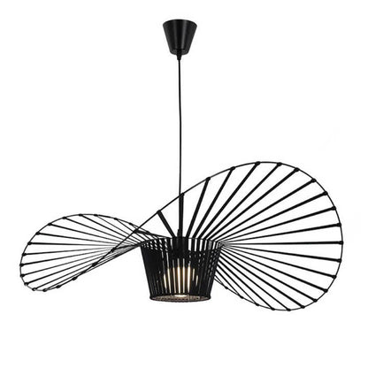 Nowoczesna lampa wisząca żyrandol – rzeźbiarska forma w spiralnym kształcie