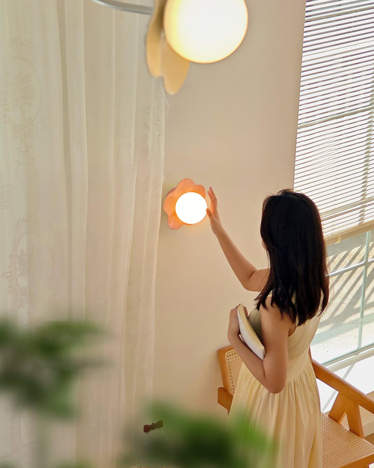 Arcore Zabawna lampa ścienna z żywicy 10