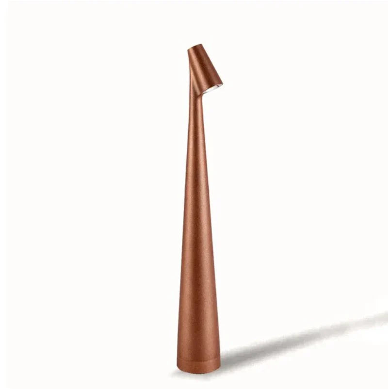 Elegancka lampa stołowa LED o nowoczesnym smukłym designie z dotykowym włącznikiem