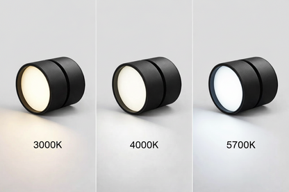 Nowoczesna regulowana lampka sufitowa LED