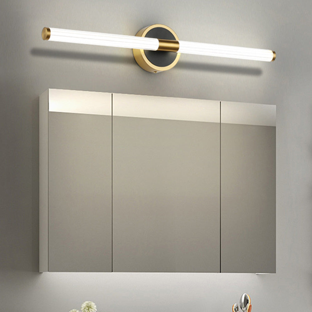 Designerska liniowa lampa ścienna Arisha nad lustro 2