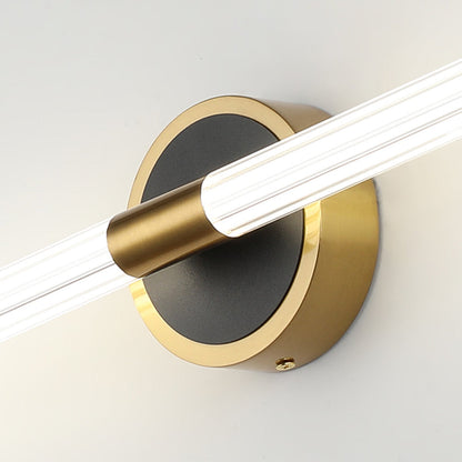 Designerska liniowa lampa ścienna Arisha nad lustro 5
