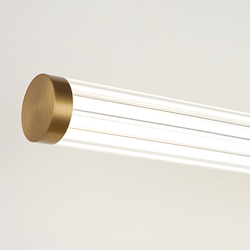 Designerska liniowa lampa ścienna Arisha nad lustro 7