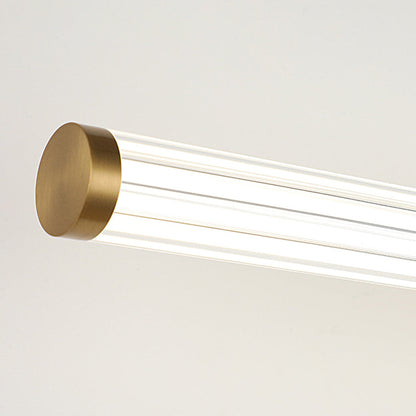 Designerska liniowa lampa ścienna Arisha nad lustro 7
