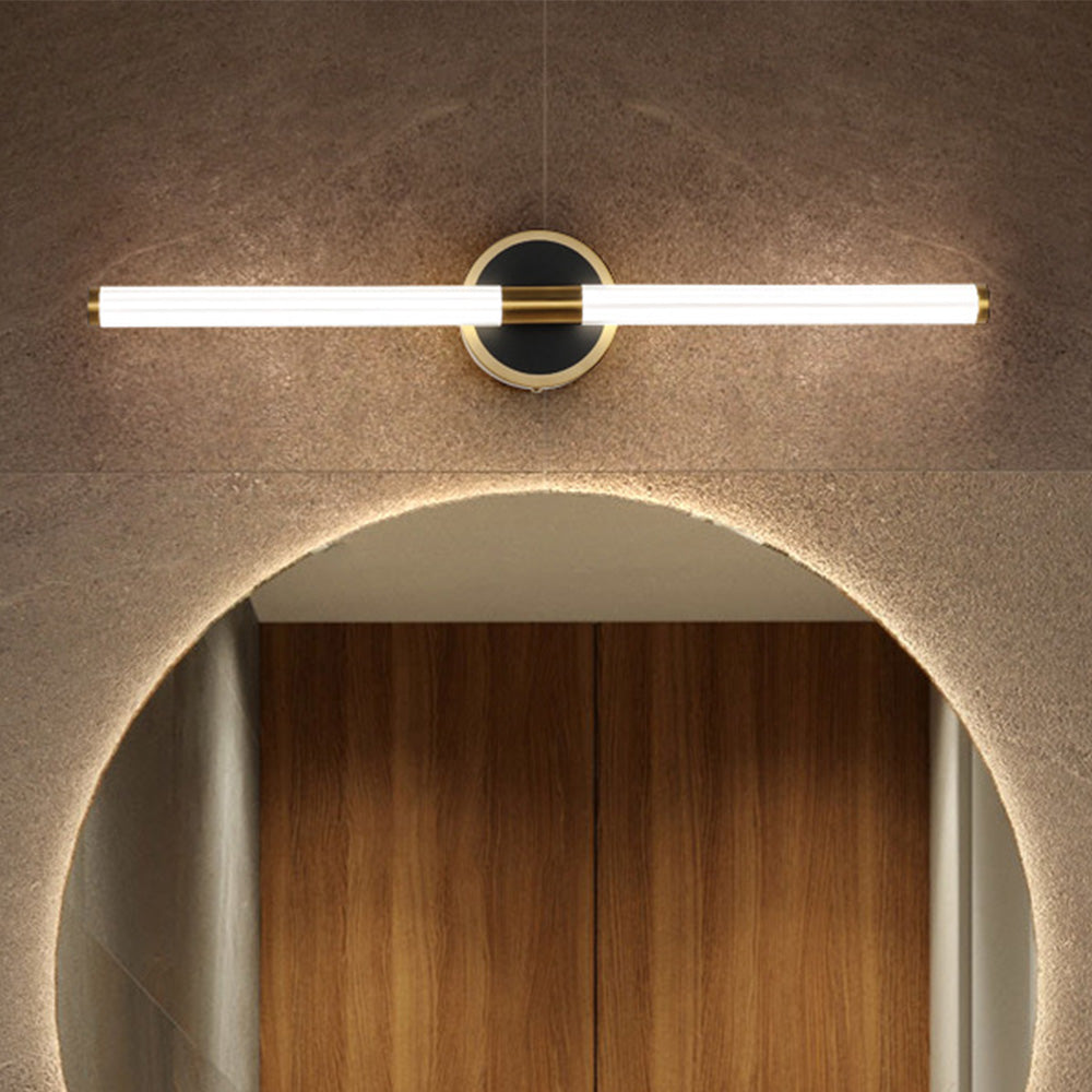 Designerska liniowa lampa ścienna Arisha nad lustro 9