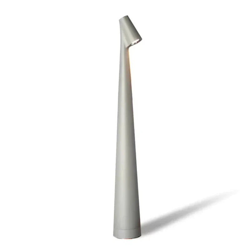 Elegancka lampa stołowa LED o nowoczesnym smukłym designie z dotykowym włącznikiem