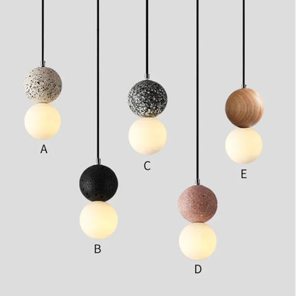 Lampa Wisząca LED „Podwójna Kula”