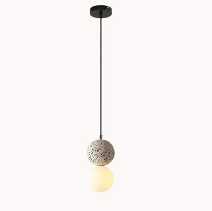 Lampa Wisząca LED „Podwójna Kula”