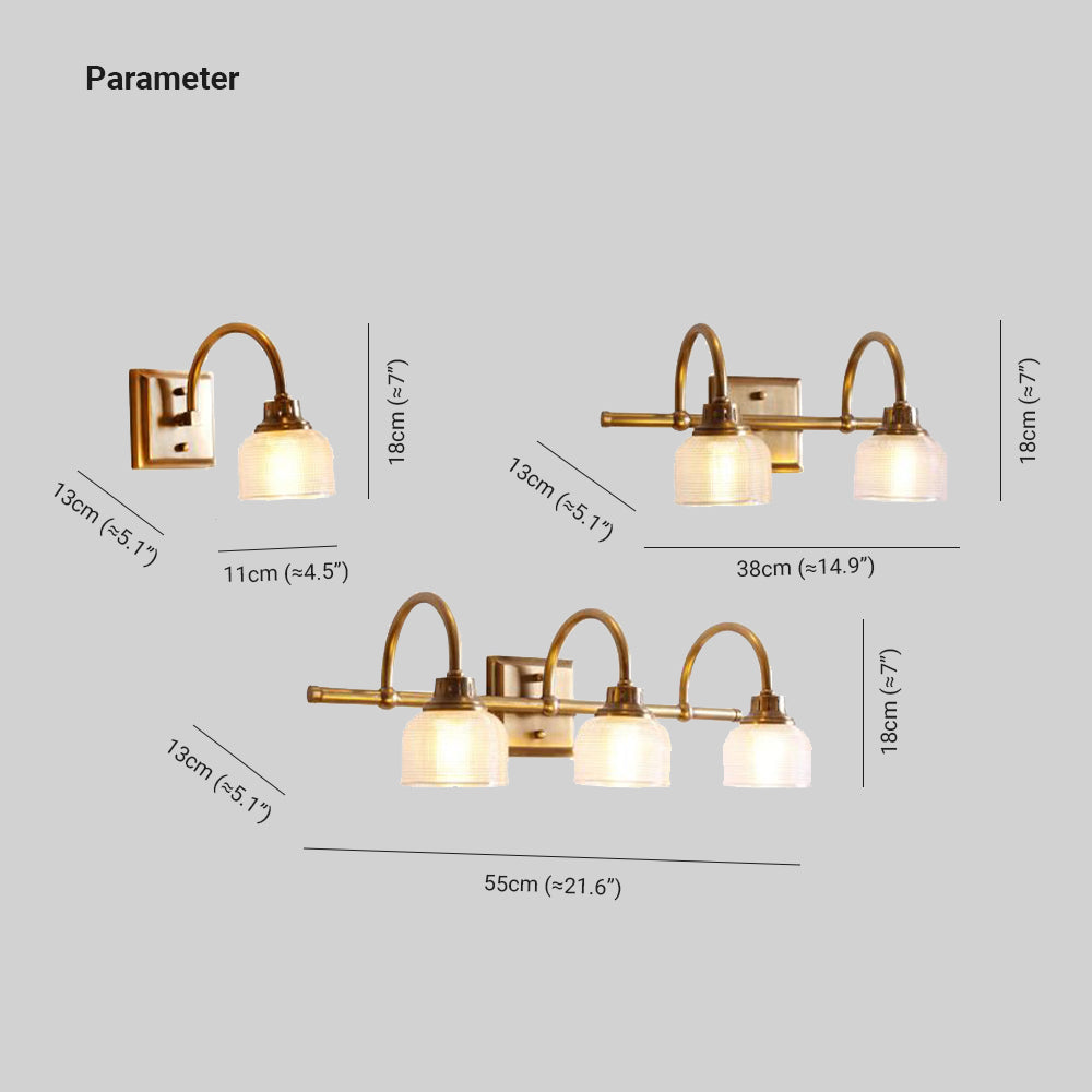 Lampa ścienna Arisha z pryzmatycznego szkła 5