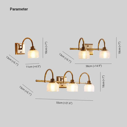 Lampa ścienna Arisha z pryzmatycznego szkła 5