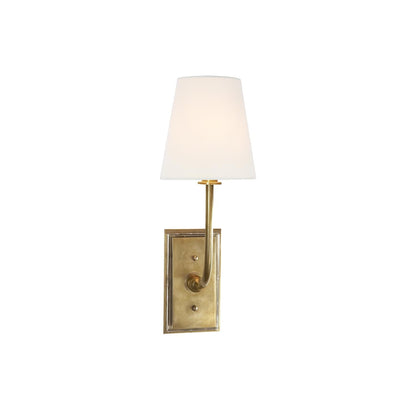 Lampa ścienna Esther z tkaninowym kloszem 1