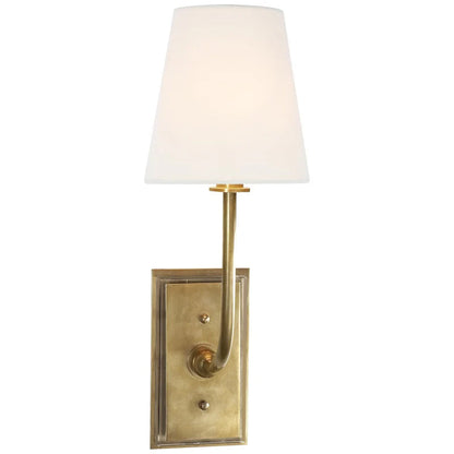 Lampa ścienna Esther z tkaninowym kloszem 24