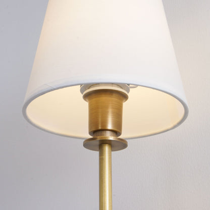 Lampa ścienna Esther z tkaninowym kloszem 29