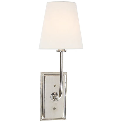 Lampa ścienna Esther z tkaninowym kloszem 33