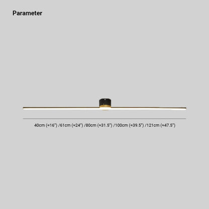 Lampa sufitowa Erix Linear Flush Mount 5