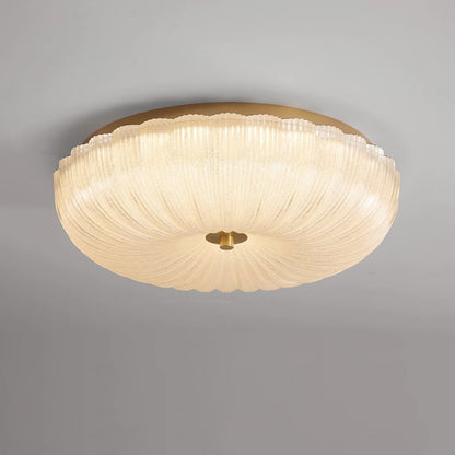 Lampa sufitowa Halo ze szkła ryflowanego 11