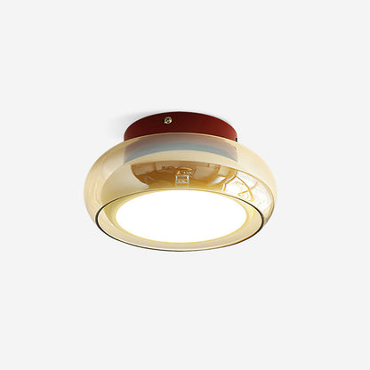 Lampa sufitowa June Retro Glass Flush Mount 1