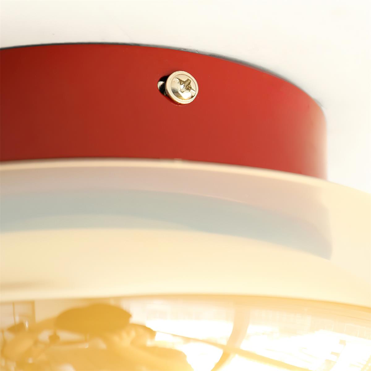 Lampa sufitowa June Retro Glass Flush Mount 11