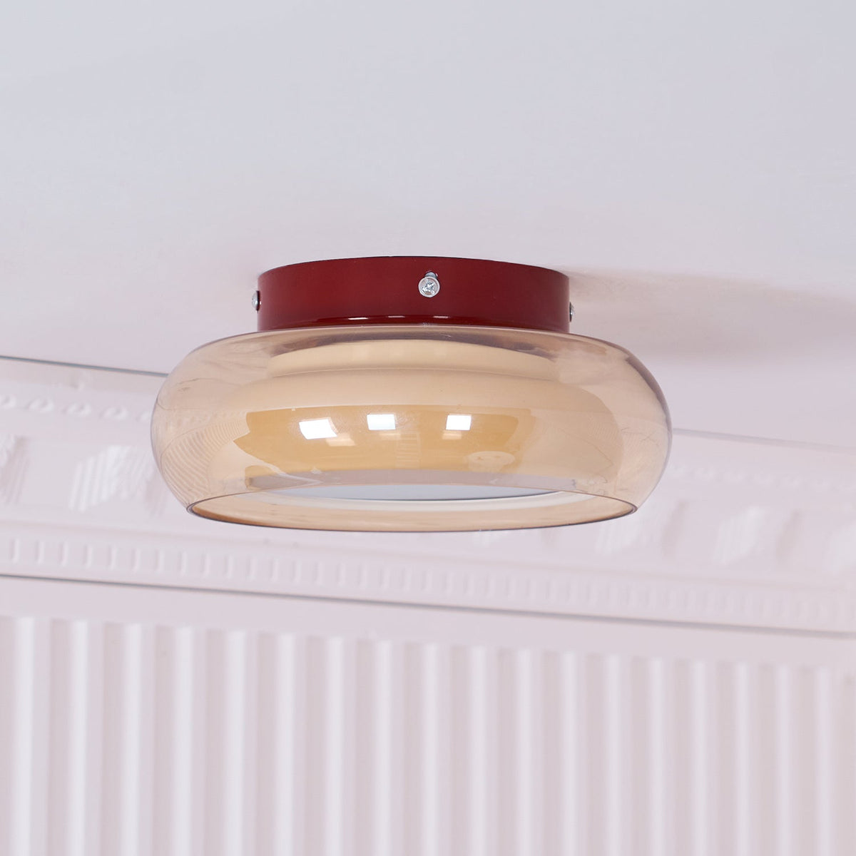 Lampa sufitowa June Retro Glass Flush Mount 14