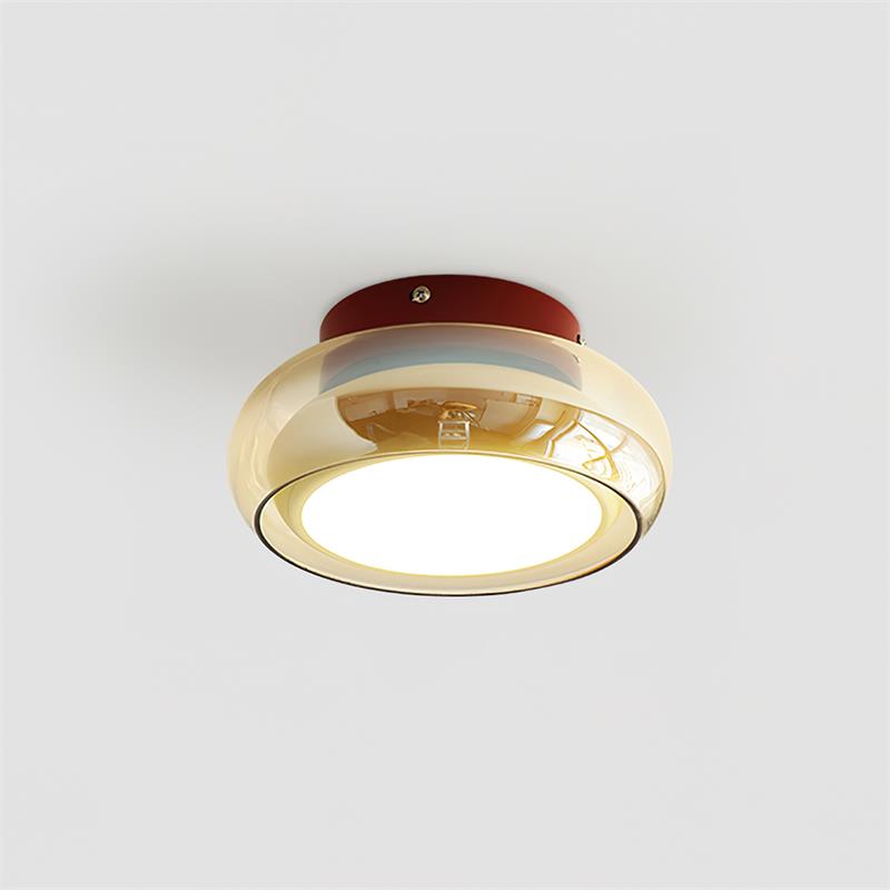 Lampa sufitowa June Retro Glass Flush Mount 17