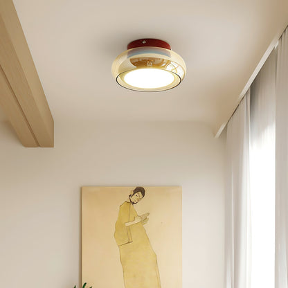 Lampa sufitowa June Retro Glass Flush Mount 5