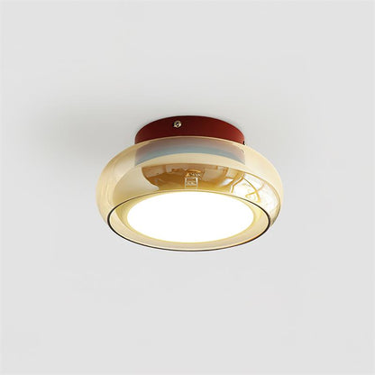 Lampa sufitowa June Retro Glass Flush Mount 7