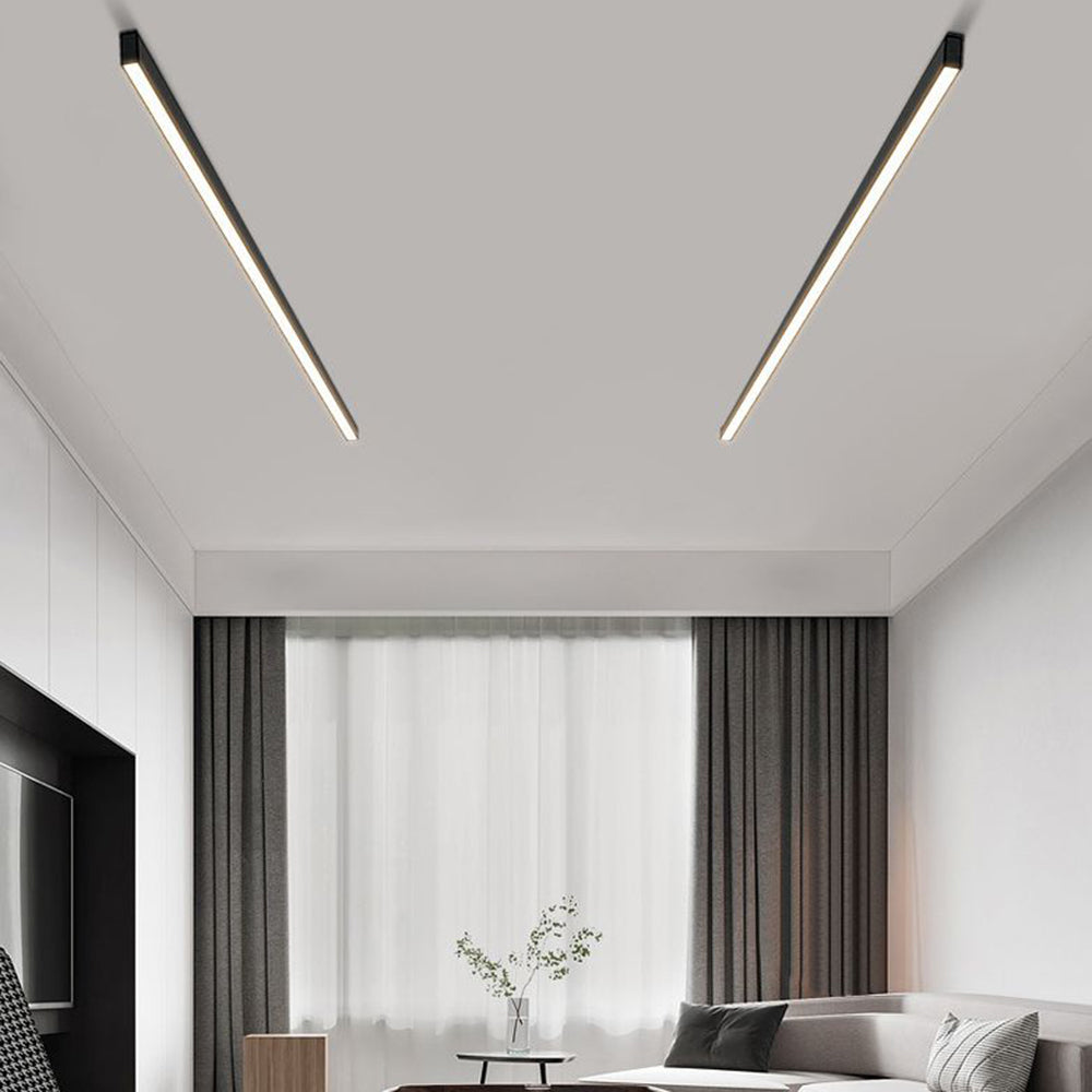 Lampa sufitowa/ścienna Solin Linear czarna 3
