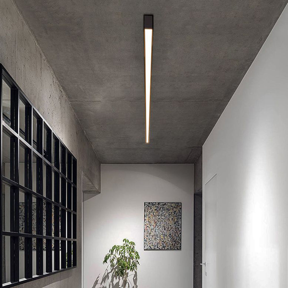 Lampa sufitowa/ścienna Solin Linear czarna 8