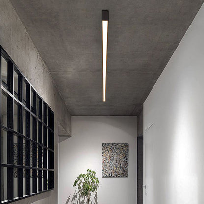 Lampa sufitowa/ścienna Solin Linear czarna 8