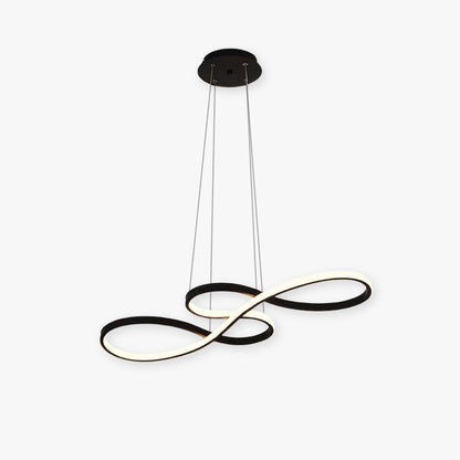 Lampa wisząca Durell w stylu nordyckim – czarna/biała/złota 1