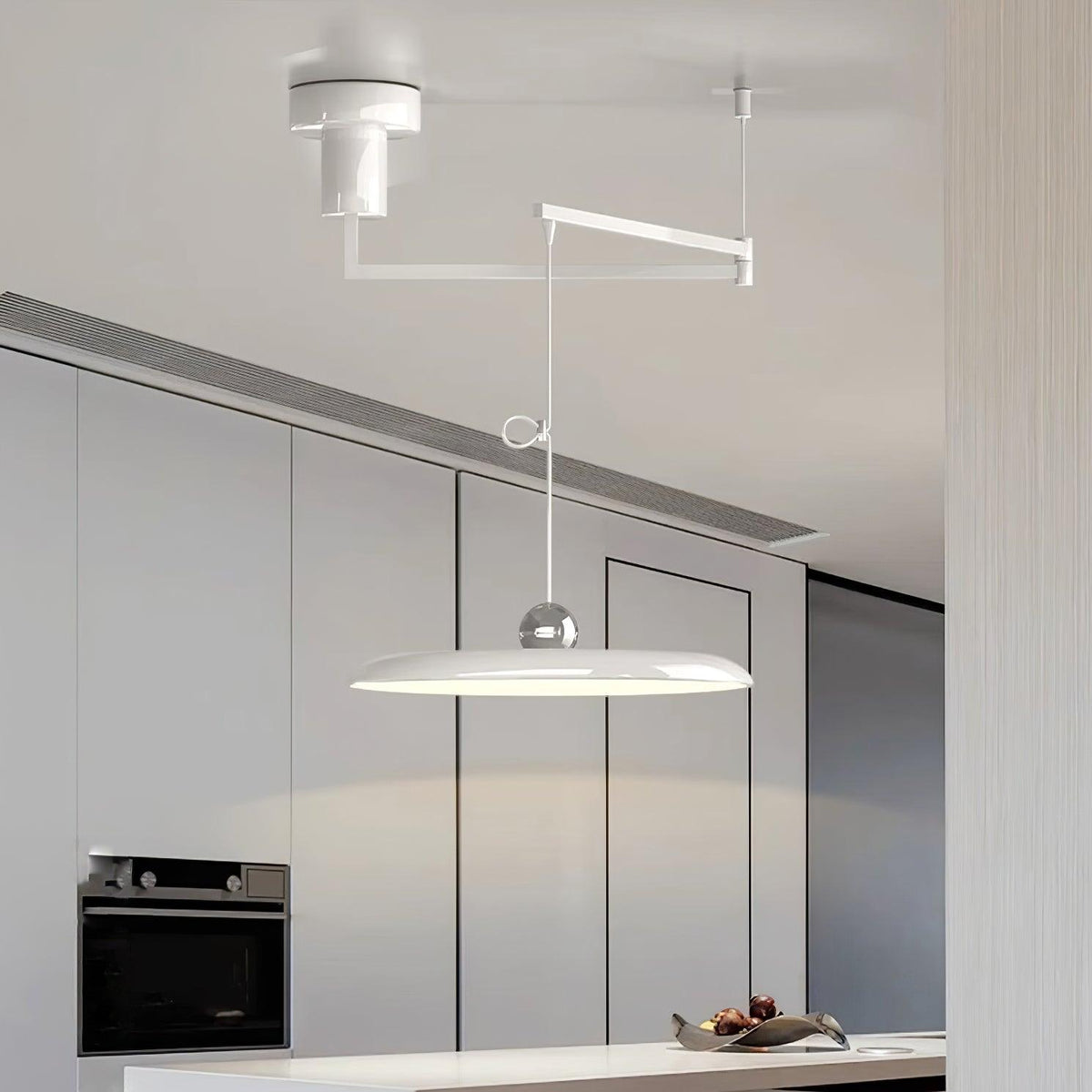 Lampa wisząca Flux Morandi z regulowanym ramieniem 10