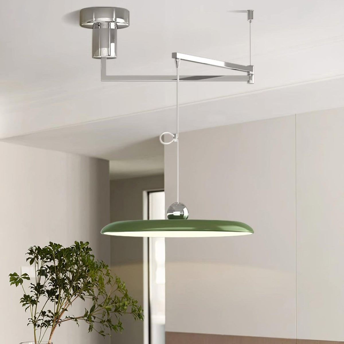 Lampa wisząca Flux Morandi z regulowanym ramieniem 11