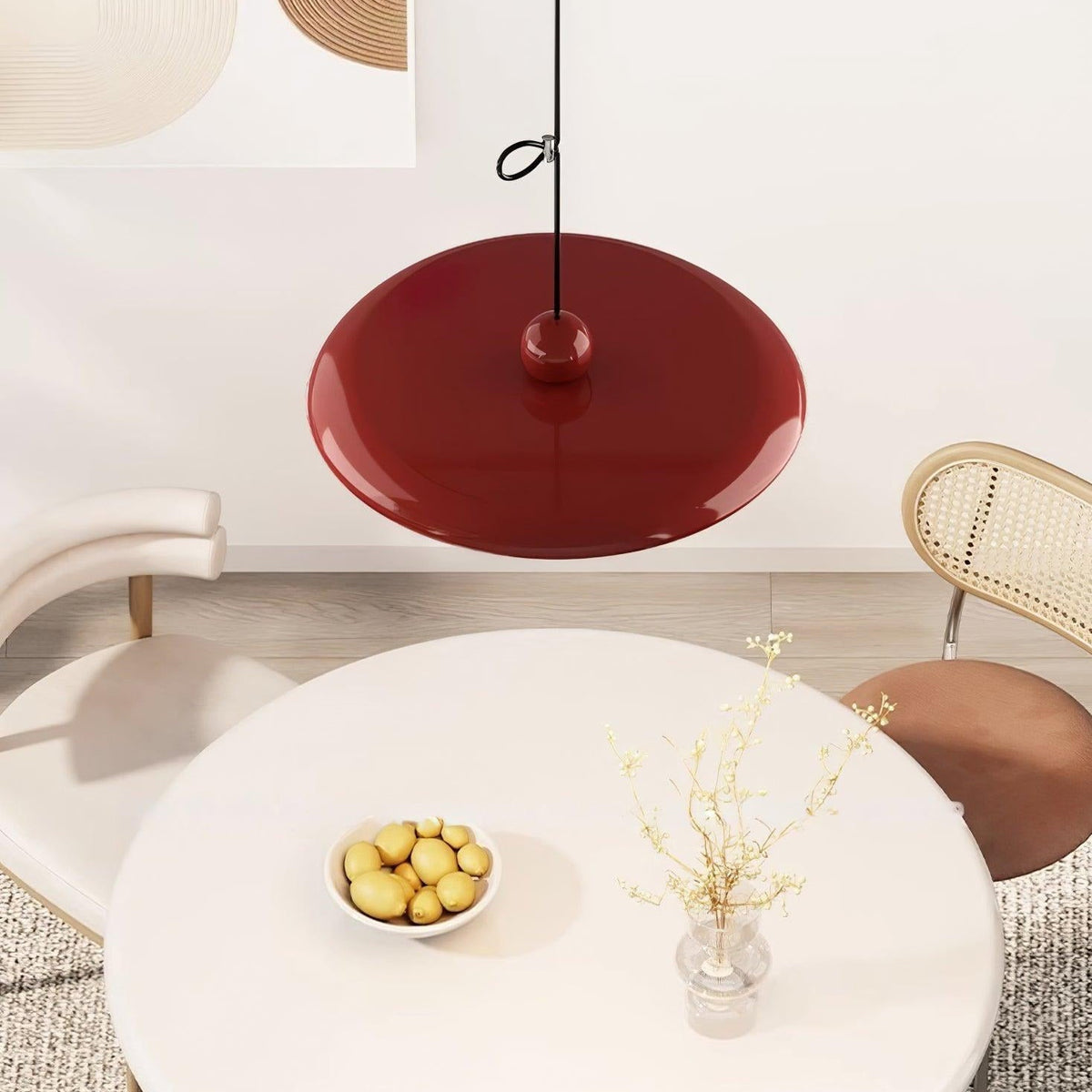 Lampa wisząca Flux Morandi z regulowanym ramieniem 14