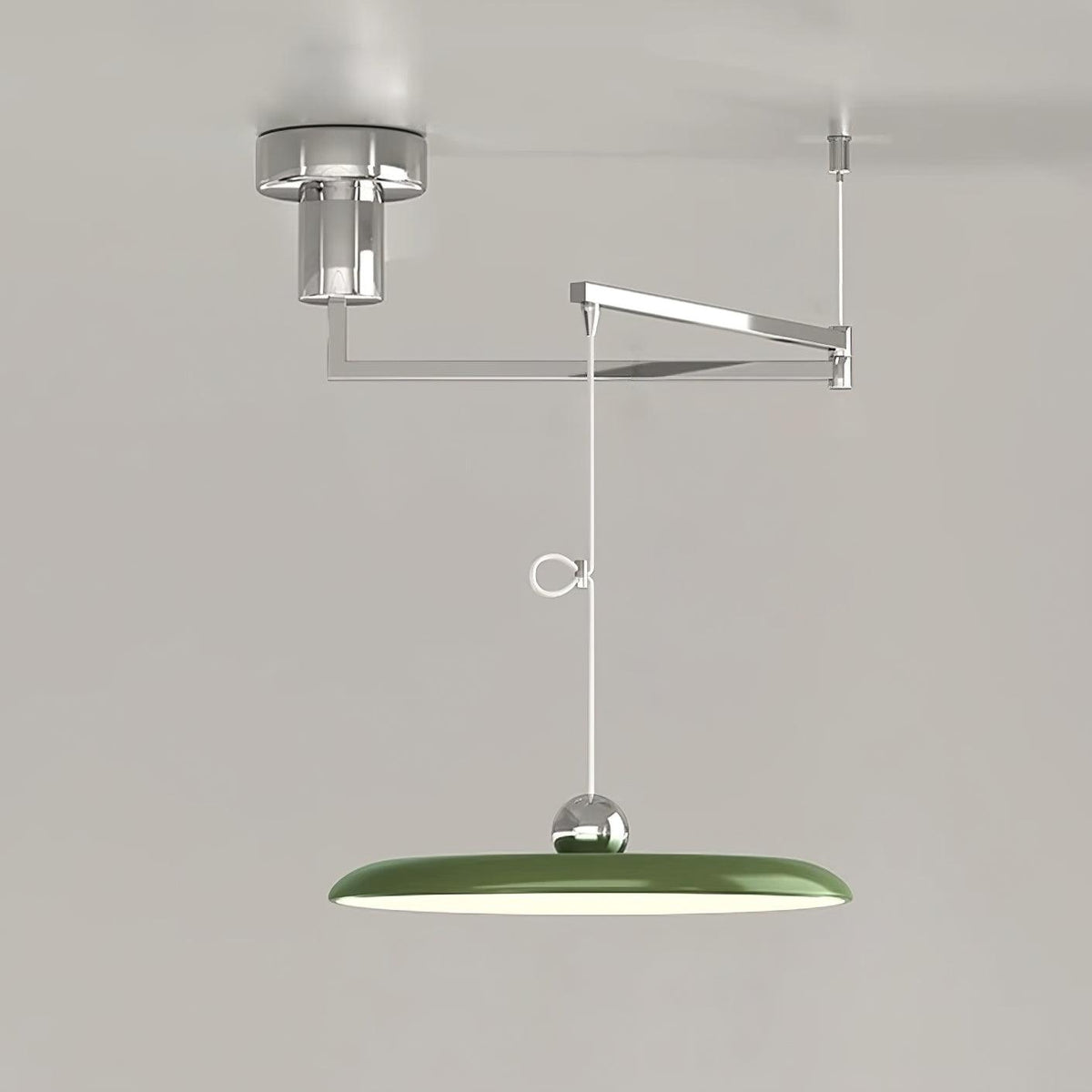 Lampa wisząca Flux Morandi z regulowanym ramieniem 15