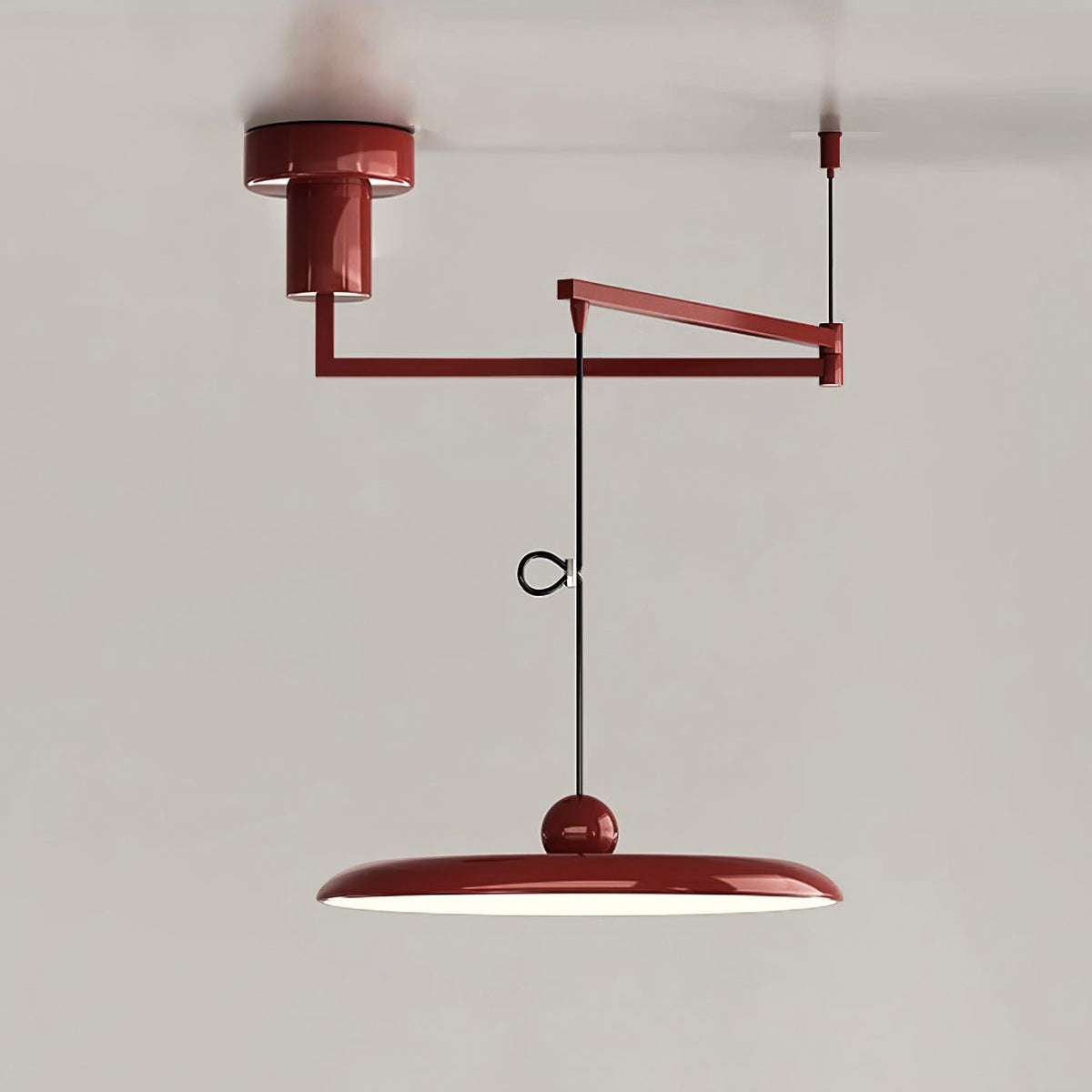 Lampa wisząca Flux Morandi z regulowanym ramieniem 16