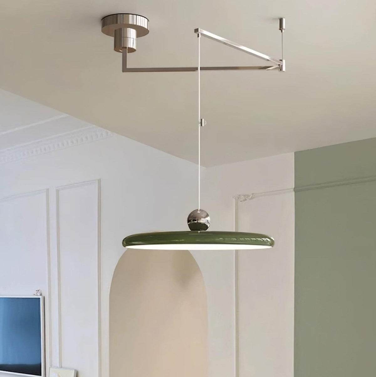 Lampa wisząca Flux Morandi z regulowanym ramieniem 2
