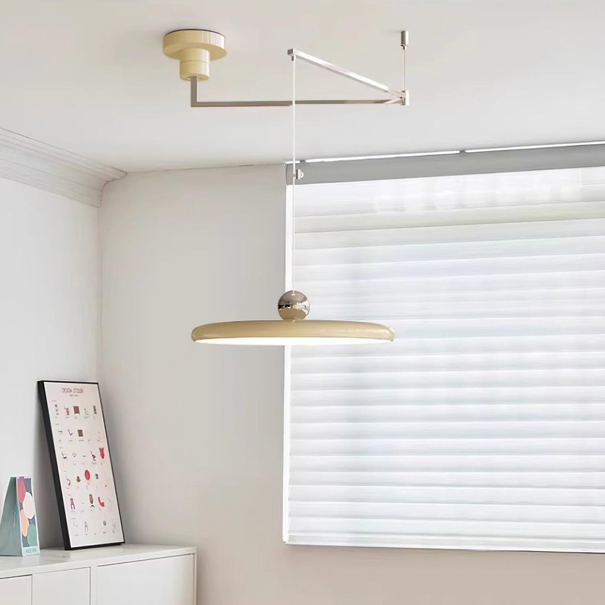 Lampa wisząca Flux Morandi z regulowanym ramieniem 20