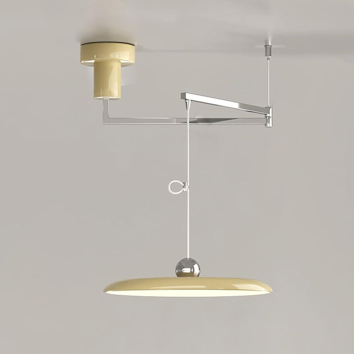 Lampa wisząca Flux Morandi z regulowanym ramieniem 35