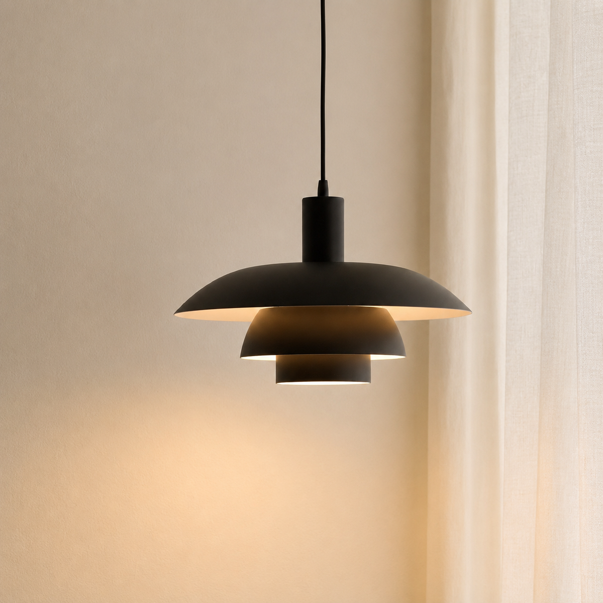 Lampa wisząca Irda w duńskim stylu 1