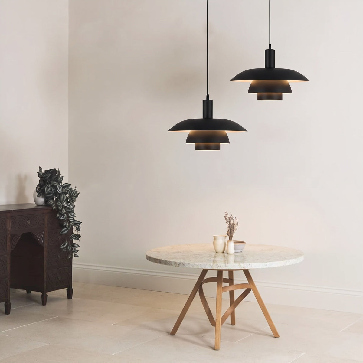 Lampa wisząca Irda w duńskim stylu 2