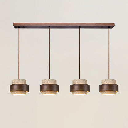 Lampa wisząca Perra z trawertynu 21