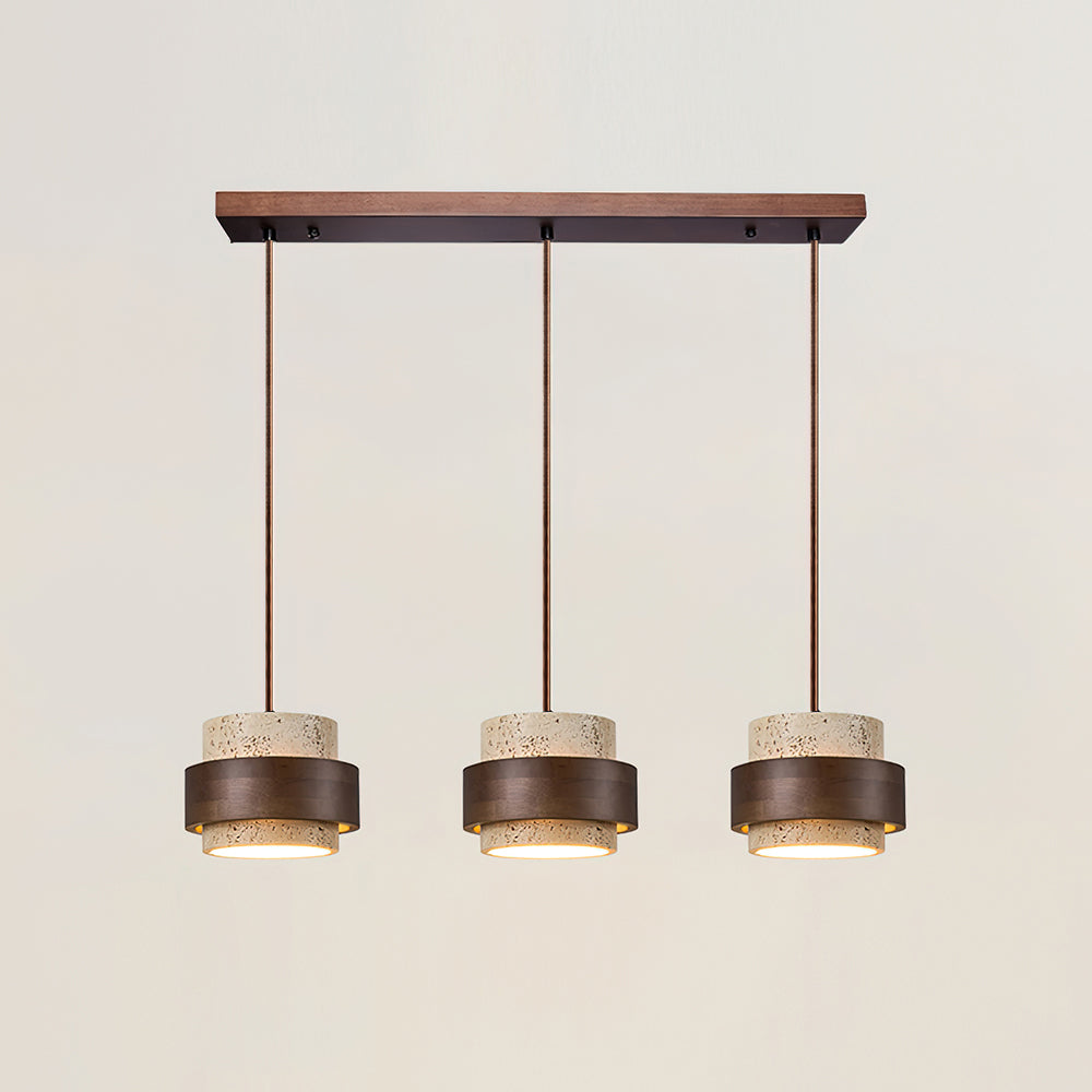Lampa wisząca Perra z trawertynu 22
